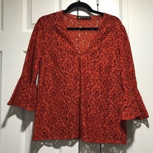 Zara Woman Lace Blouse